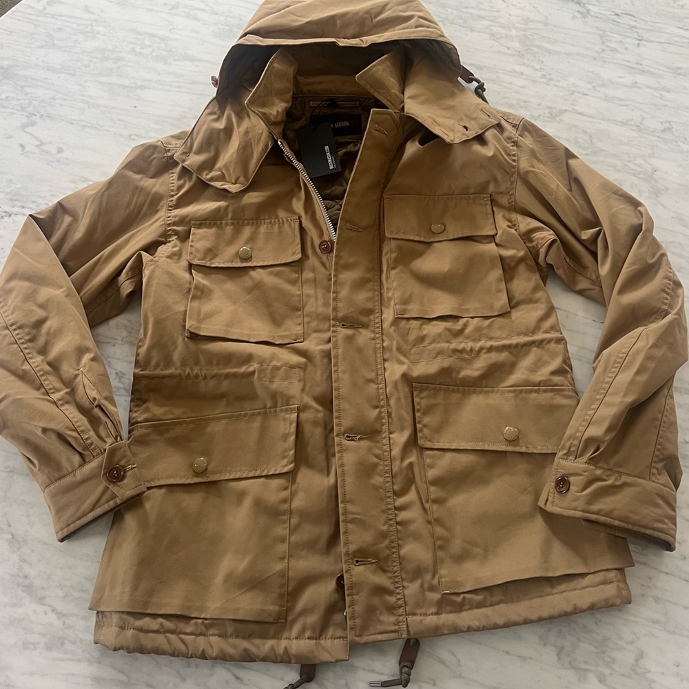 Buck Mason Desert Khaki Storm Stopper Field Jacket Medium New $278 NWT - Picture 4 of 9